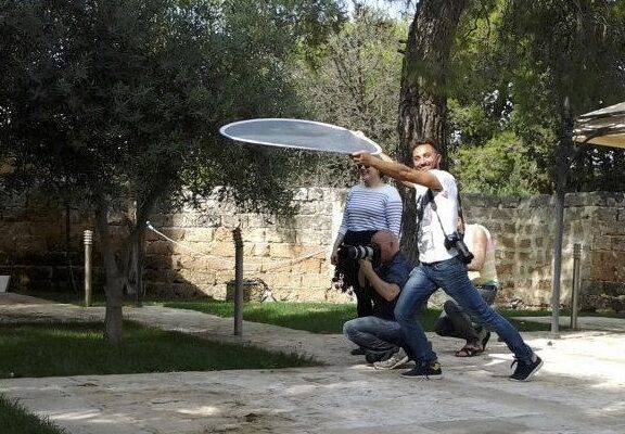 photographer having fun