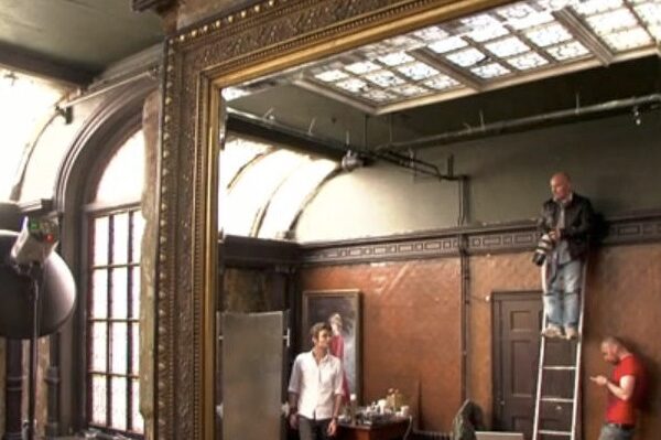 shoot on the mirror